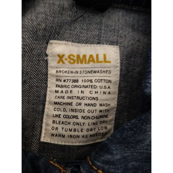 3510) J. Crew Denim Button Down Long Sleeve Jacket Size XS - Picture 8 of 8